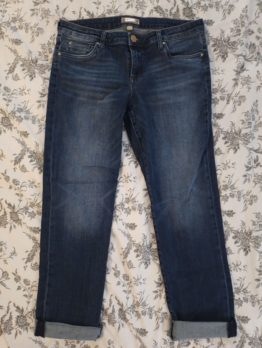 Dark Blue Women's Boyfriend Jeans
